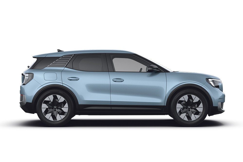 Ford Explorer blu, parte della gamma di auto familiari Ford.