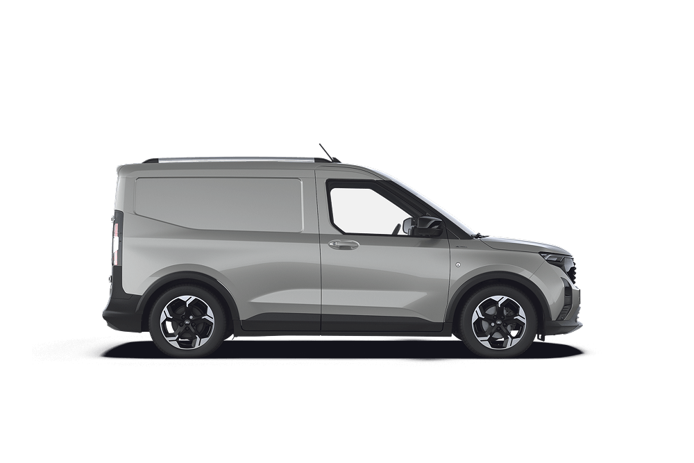 Vista laterale della Ford Transit Courier
